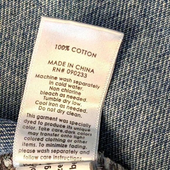 PacSun High Rise Tapered Ankle Length Mom Jeans With White Stripes Size 30 - Picture 7 of 9